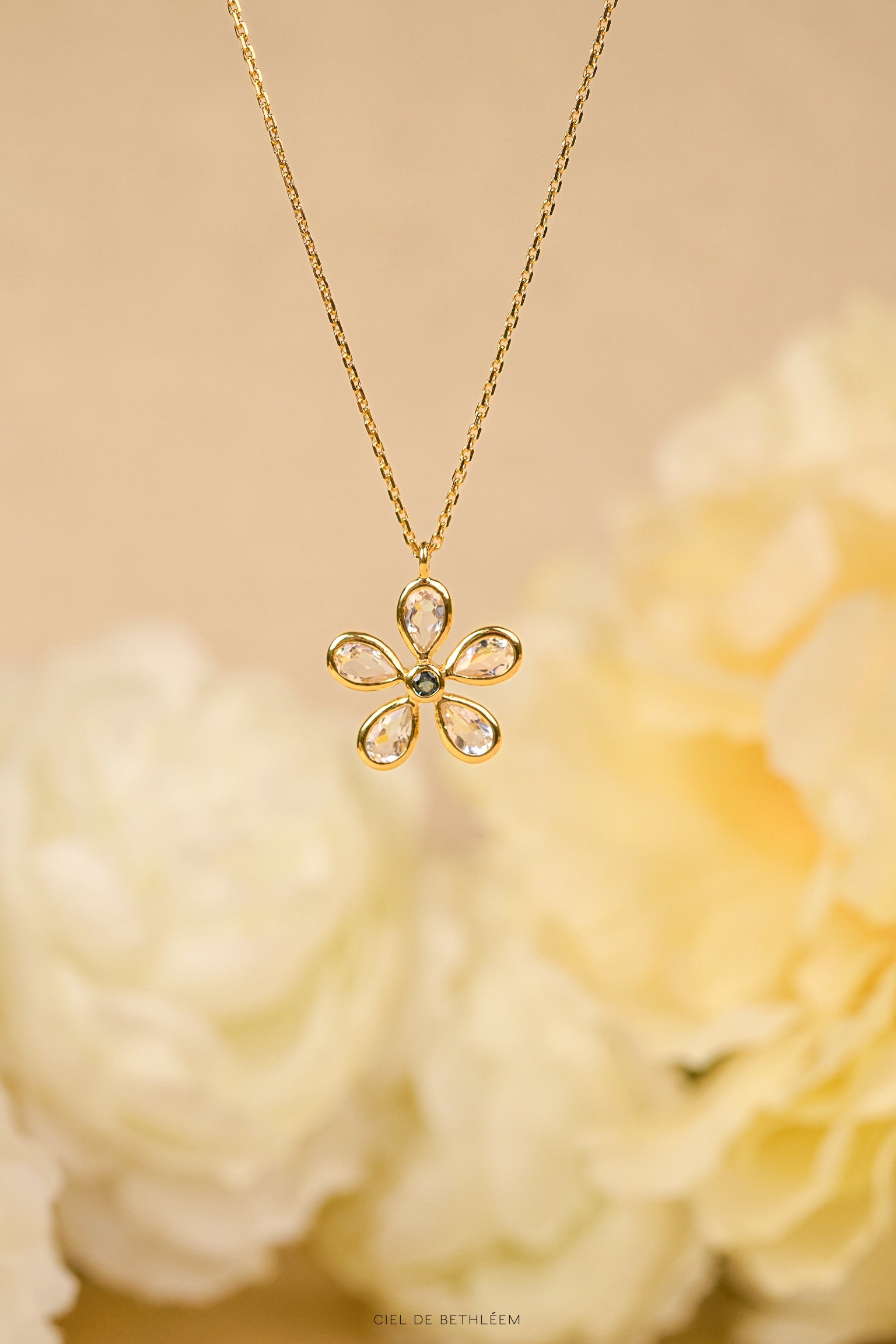 Golden Petal Necklace