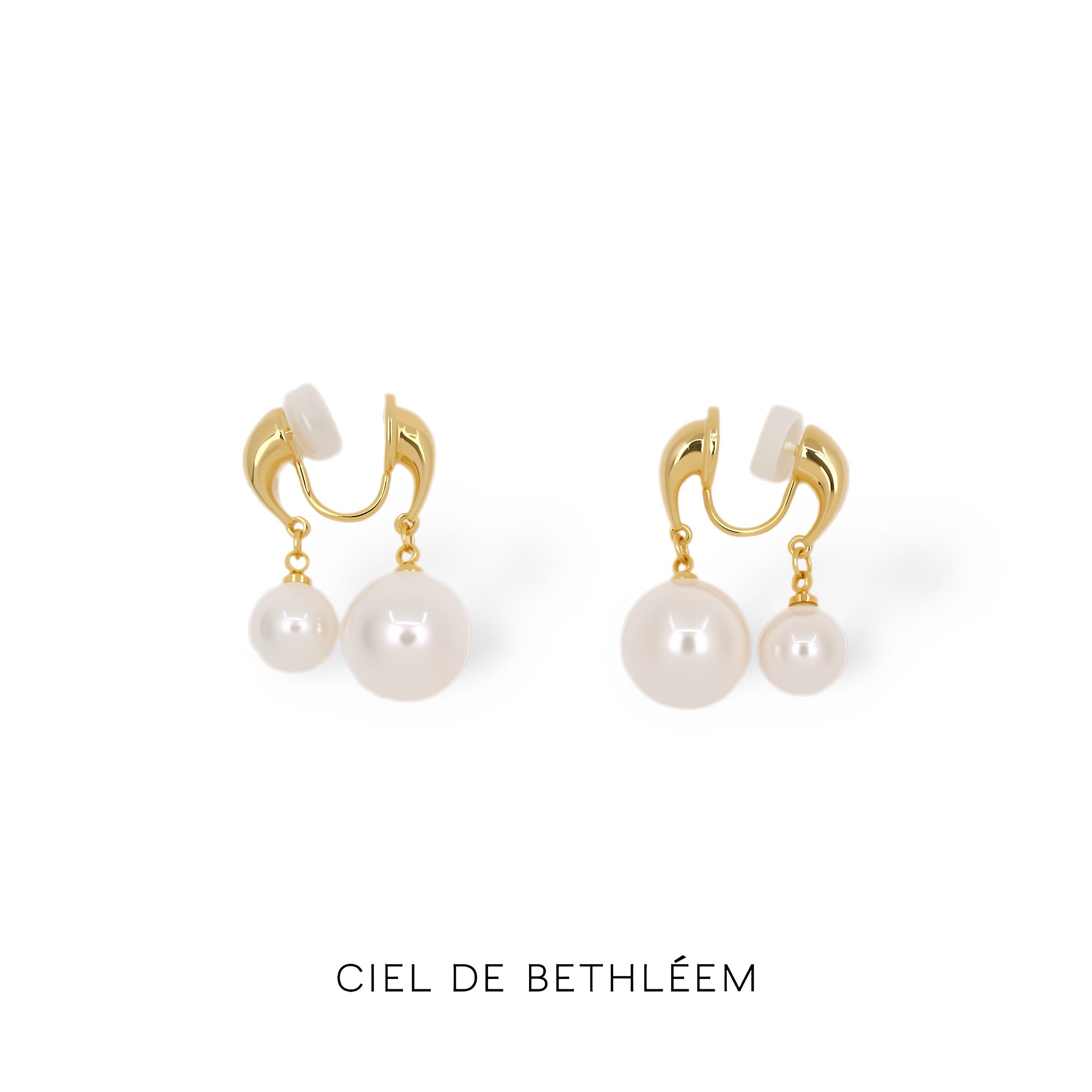 Pearl Swing Clip-on Earrings