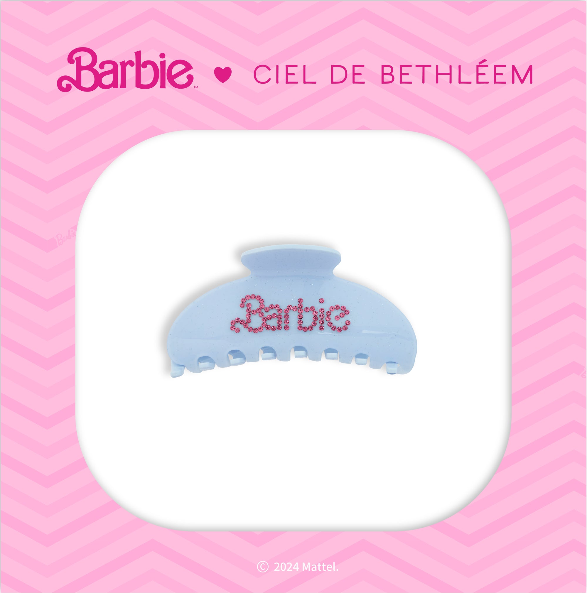 Barbie Rhinestone Claw Clip