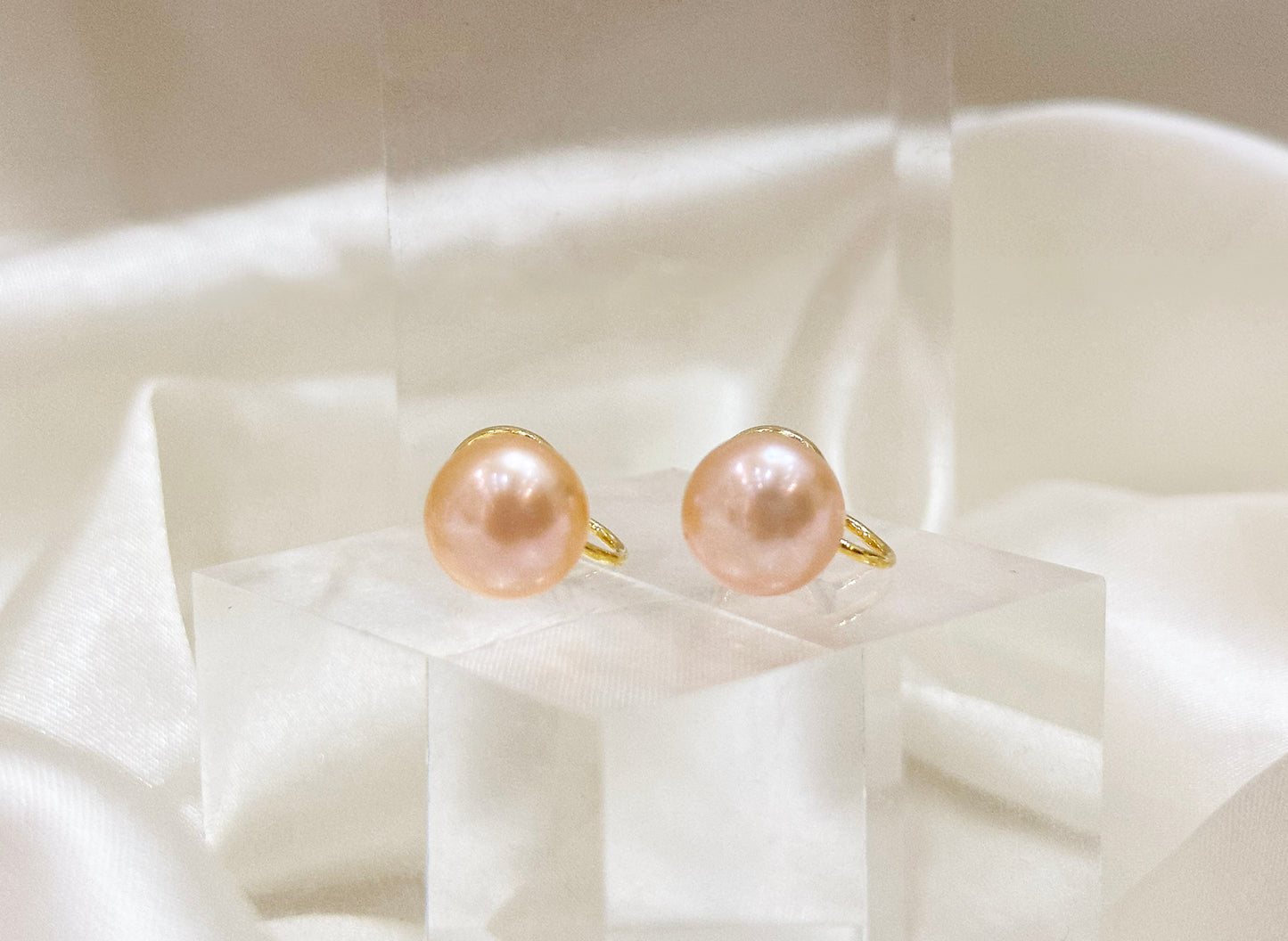 10mm Fresh-water Pearl Earrings