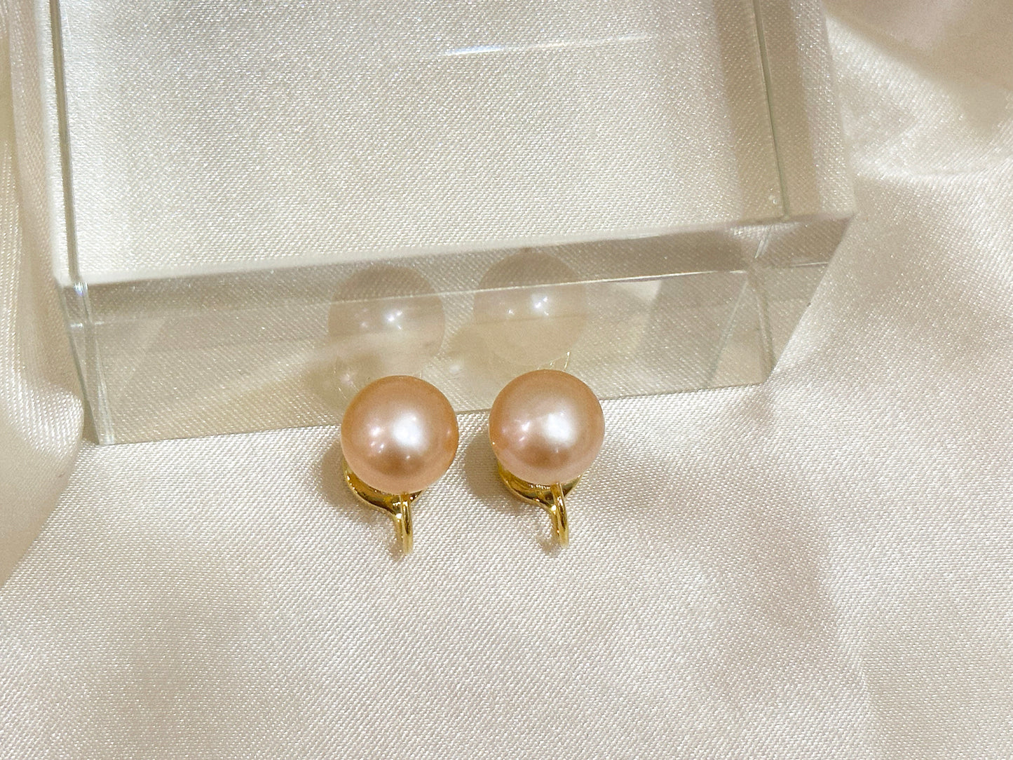 10mm Fresh-water Pearl Earrings