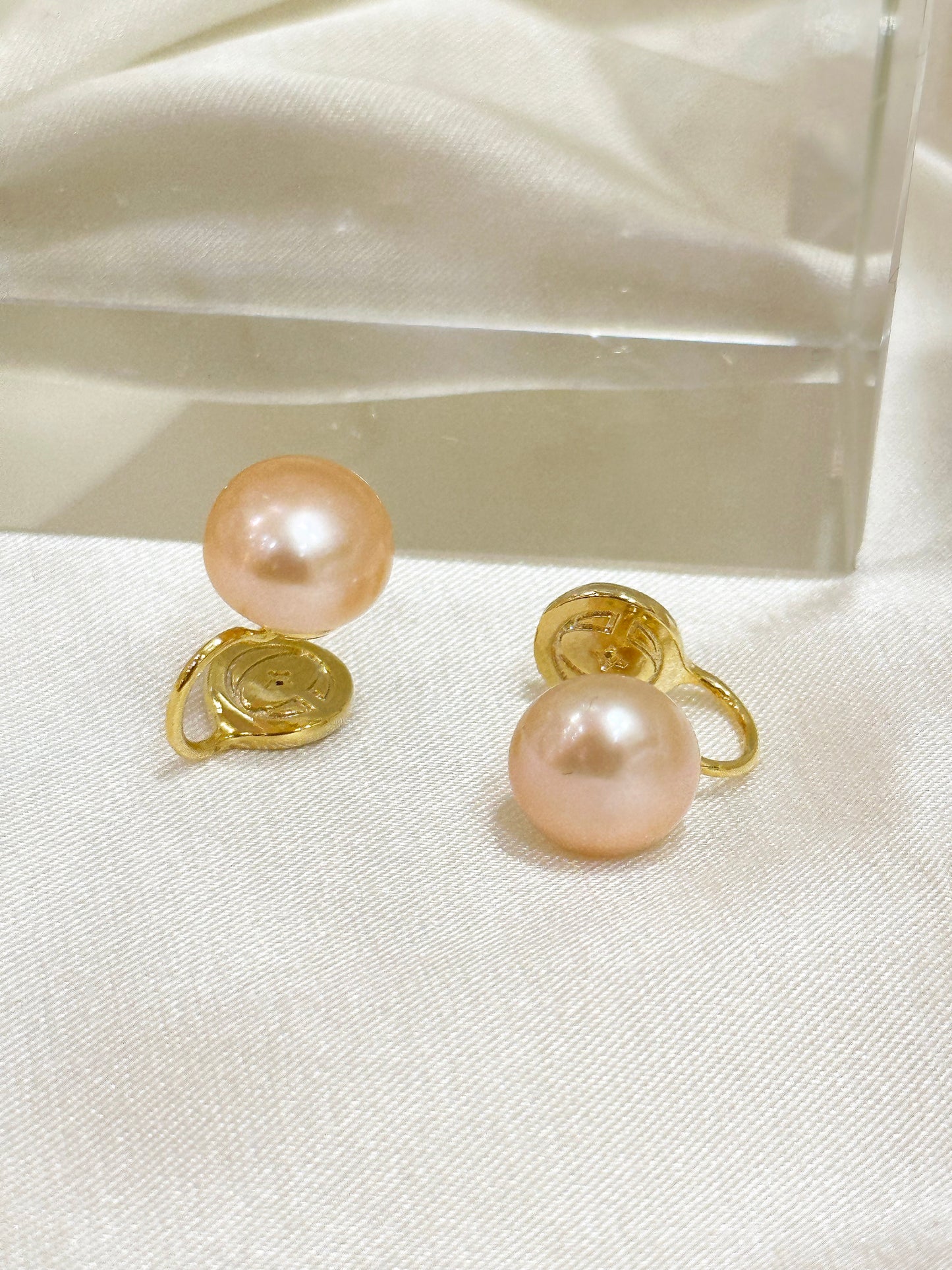 10mm Fresh-water Pearl Earrings