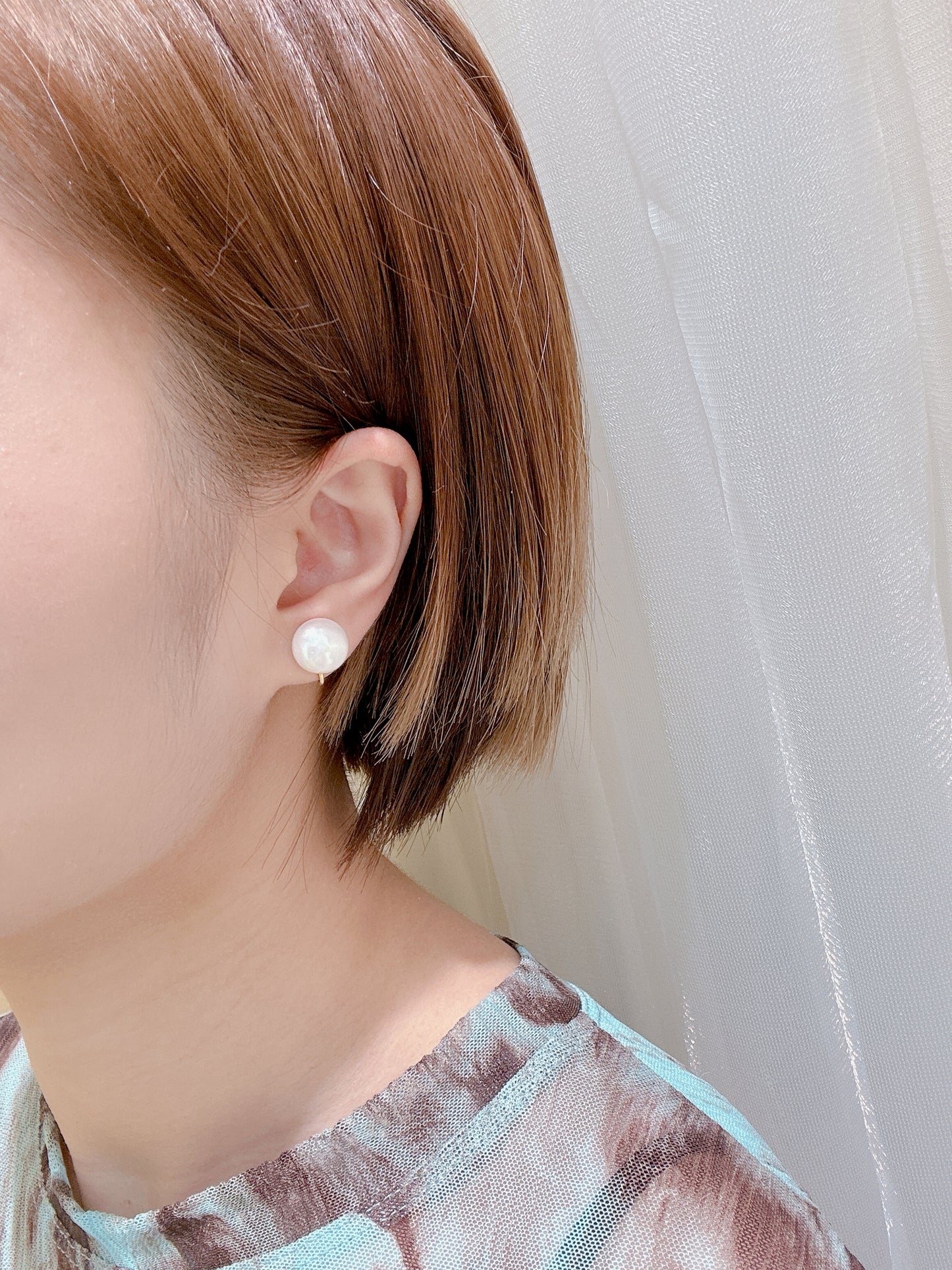 11mm Fresh-water Pearl Earrings