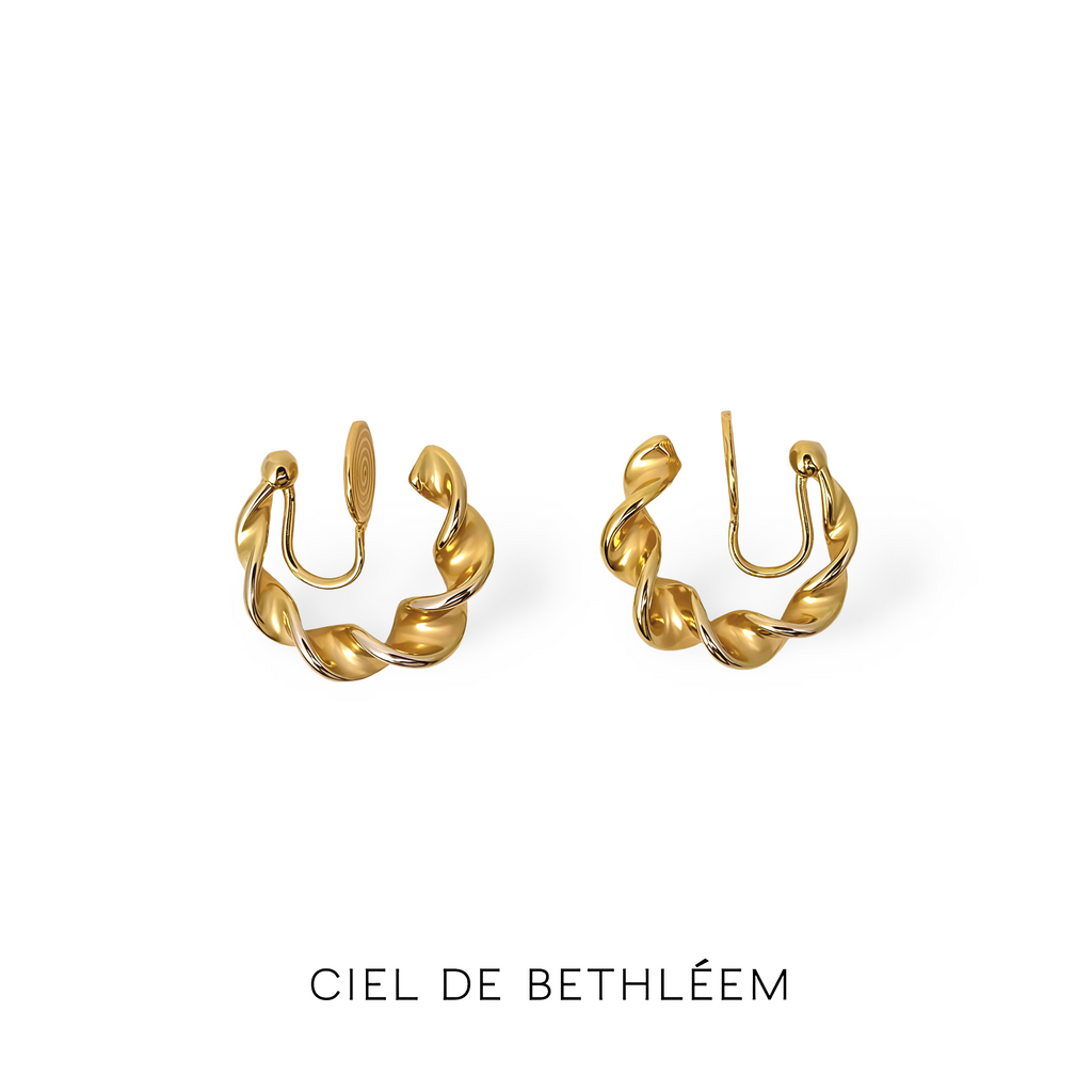 American Twisted Earrings