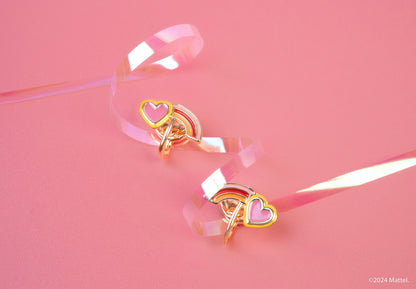 Barbie Rainbow Clip-on Earrings