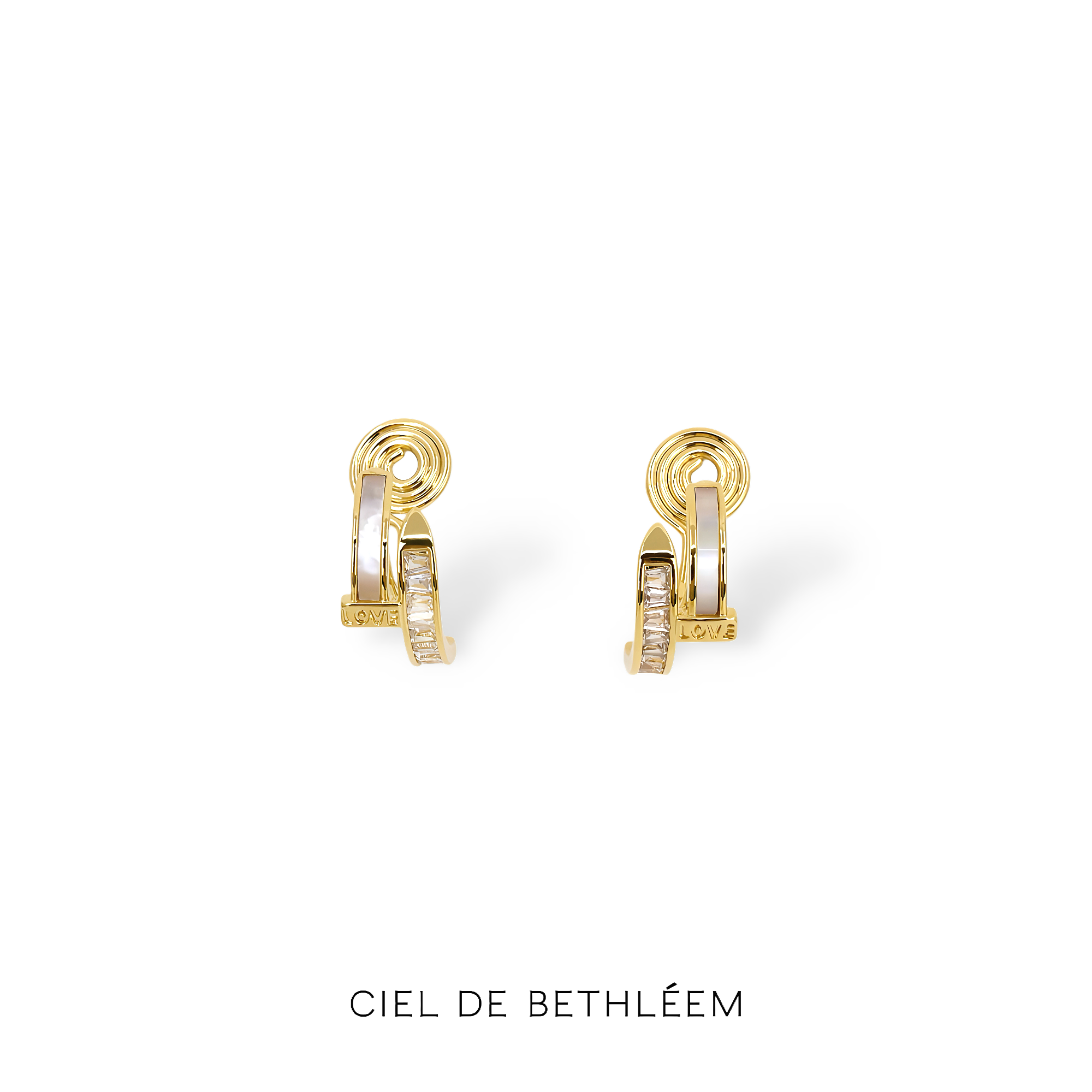 Emi Nail Clip-on Earrings