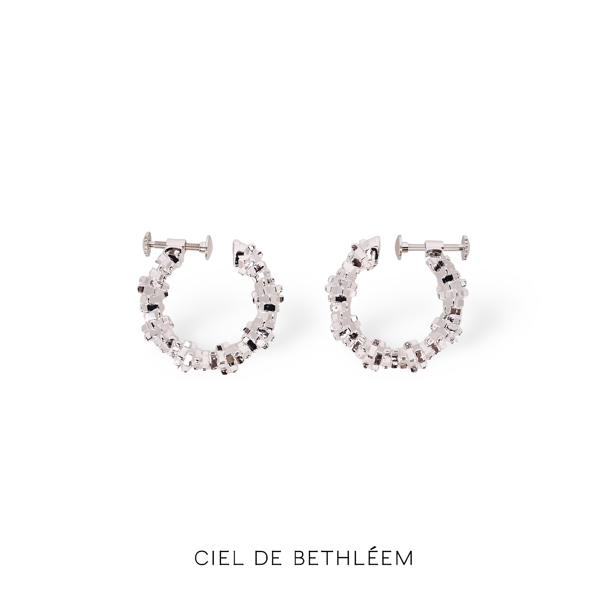 New Sprinkle Jagged Hoop