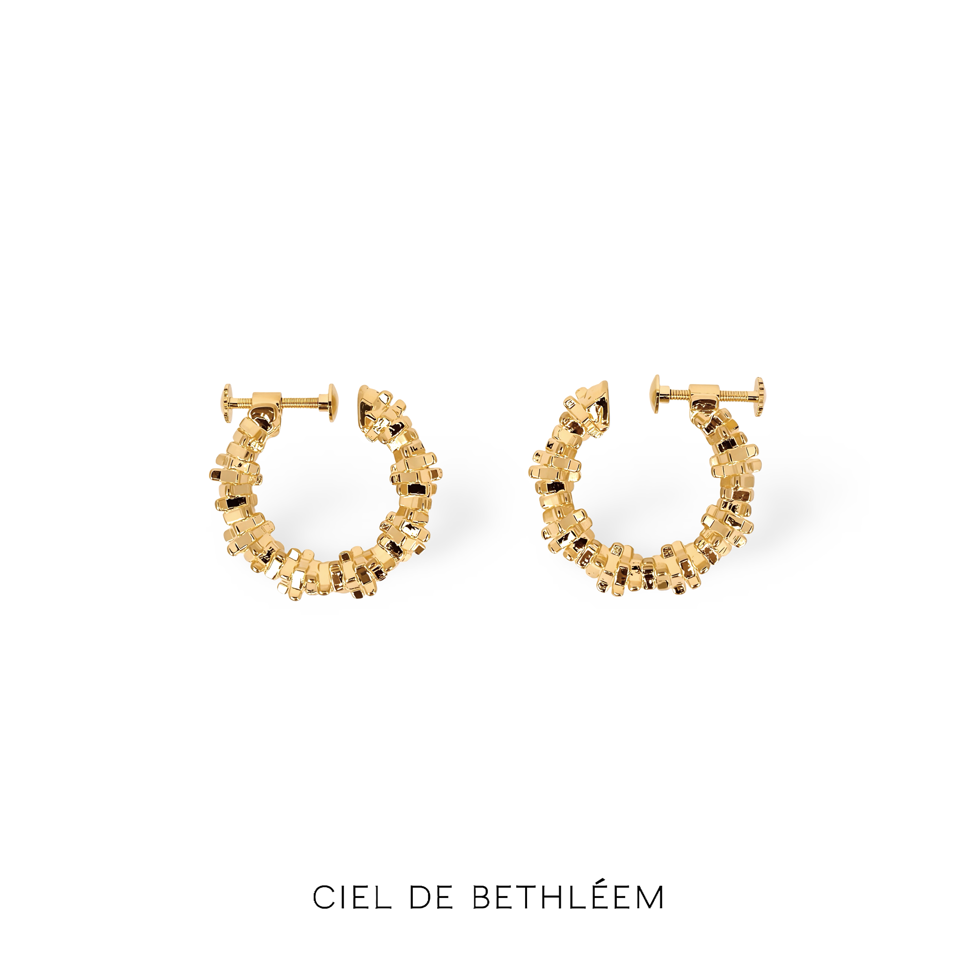 New Sprinkle Jagged Hoop