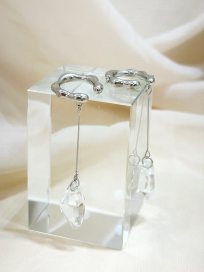 Clear Drop Ear Cuff