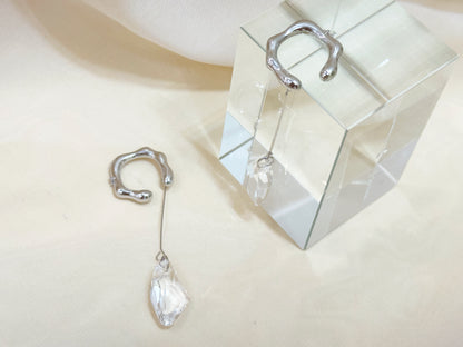 Clear Drop Ear Cuff