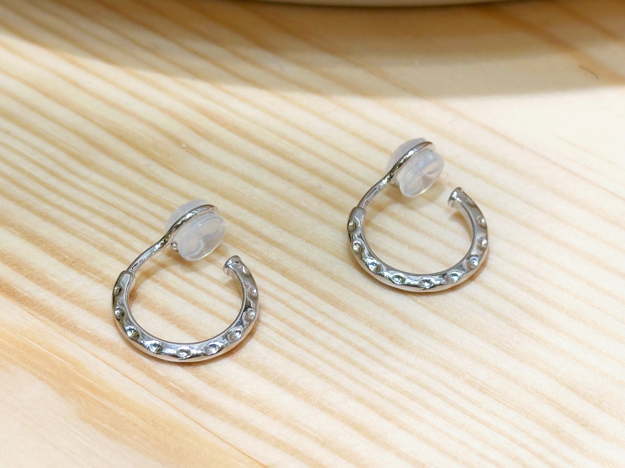 Uneven Dot Hoop