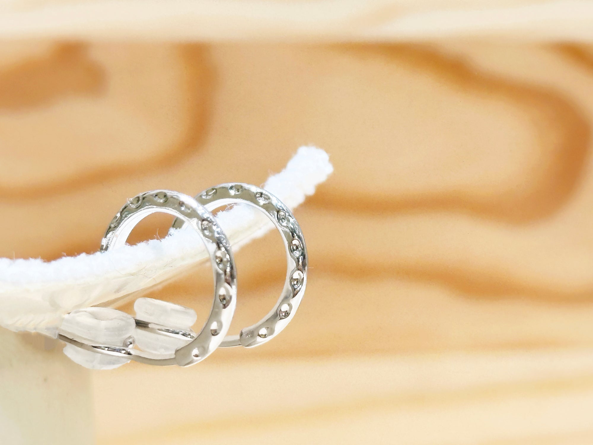 Uneven Dot Hoop