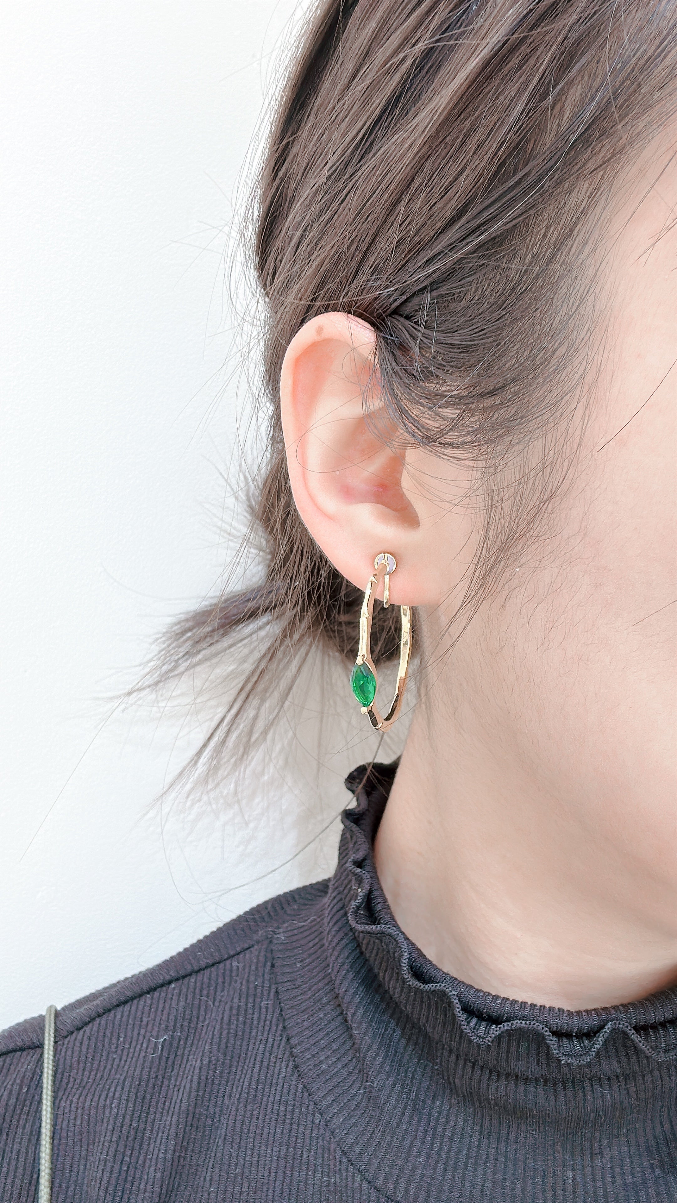 Treasure Hoop Earrings