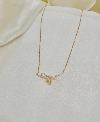 [S925 Silver] The Gift - Rose Gold Necklace