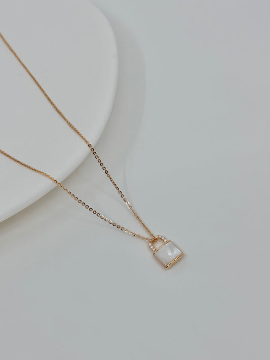 [S925 Silver] I Remember - Rose Gold Necklace