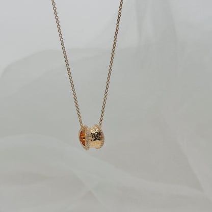 [S925 Silver] Every Moment - Rose Gold Necklace