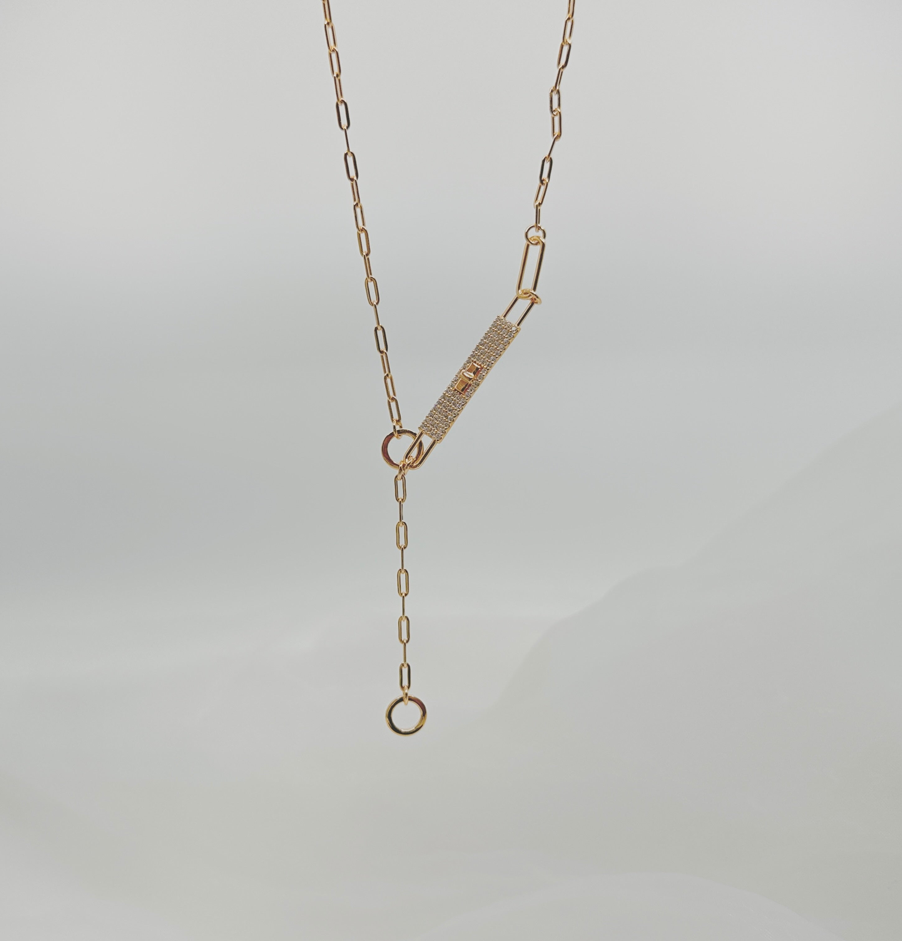 Once Again - Rose Gold 925 Silver Necklace