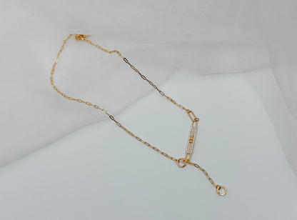[S925 Silver] Once Again - Rose Gold Necklace