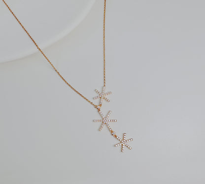 [S925 Silver] Beyond My Dreams - Rose Gold Necklace