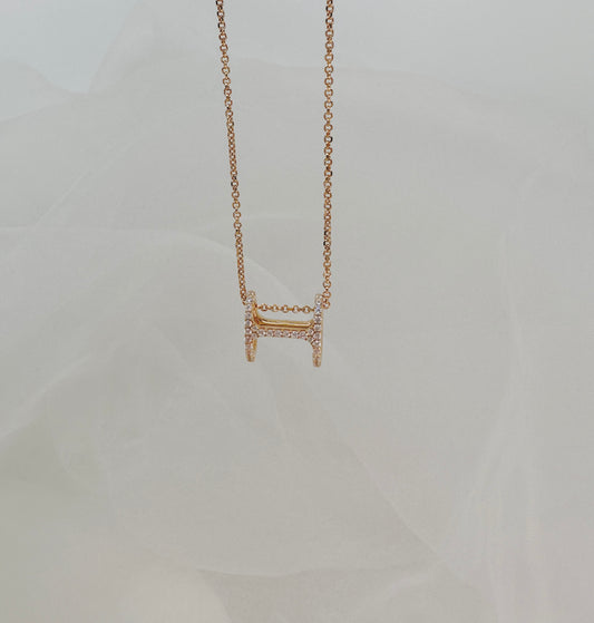 [S925 Silver] Everlasting - Rose Gold Necklace