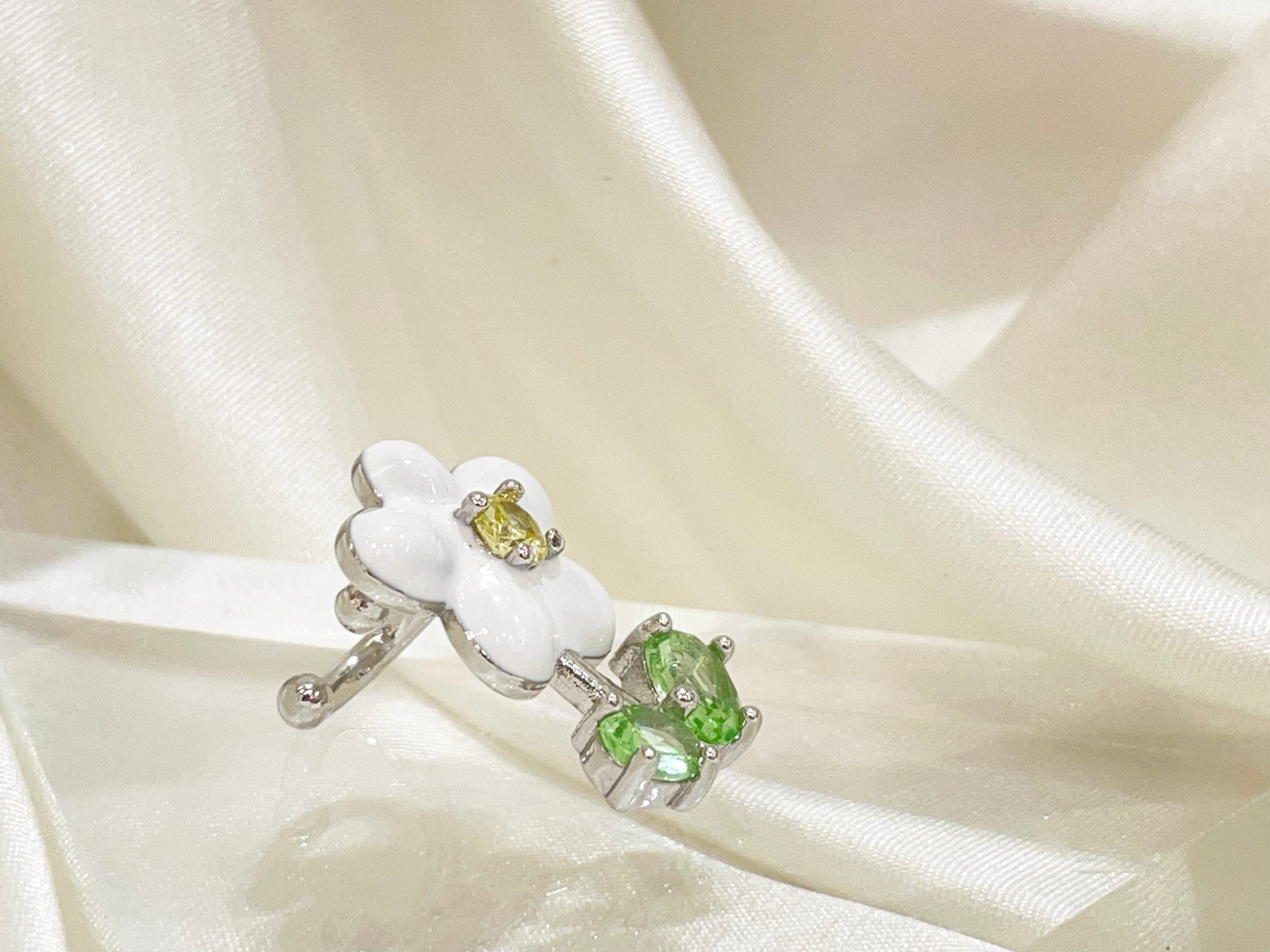 Japanese Flower Ear Cuff