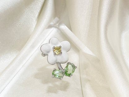 Japanese Flower Ear Cuff