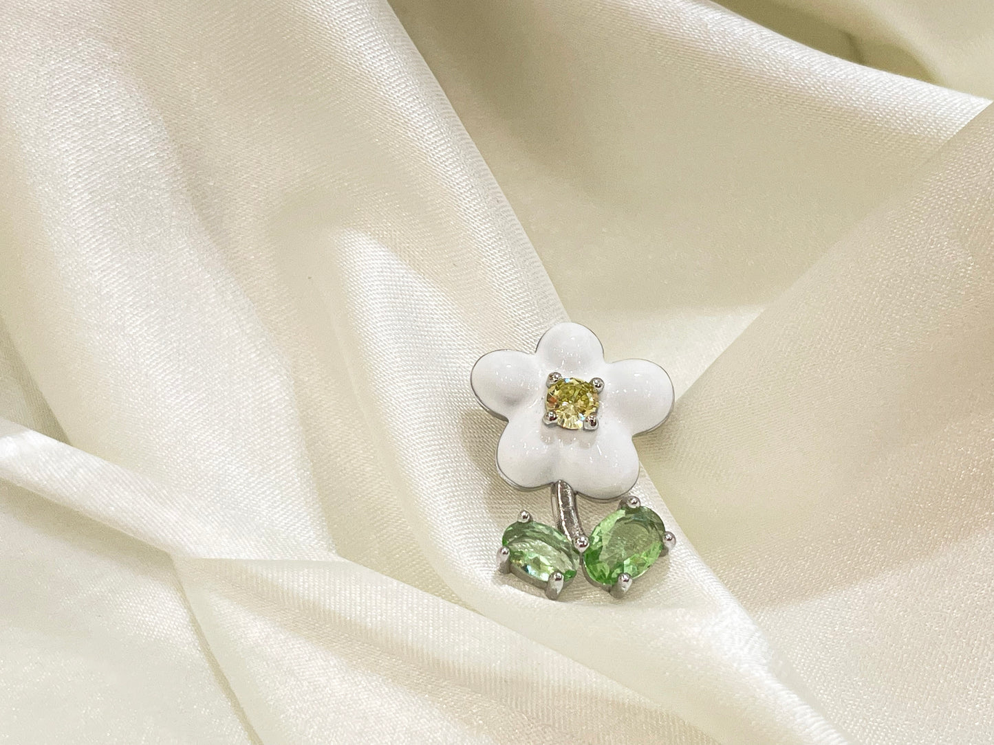 Japanese Flower Ear Cuff