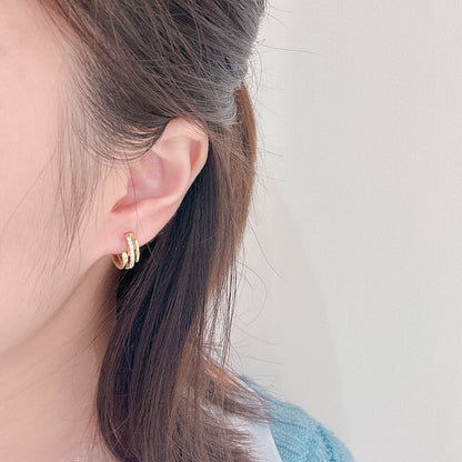 Sparkly Trio Earrings