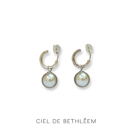 Elsa Pearl Clip-on Earrings