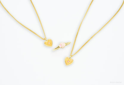 Barbie Pink Heart Necklace