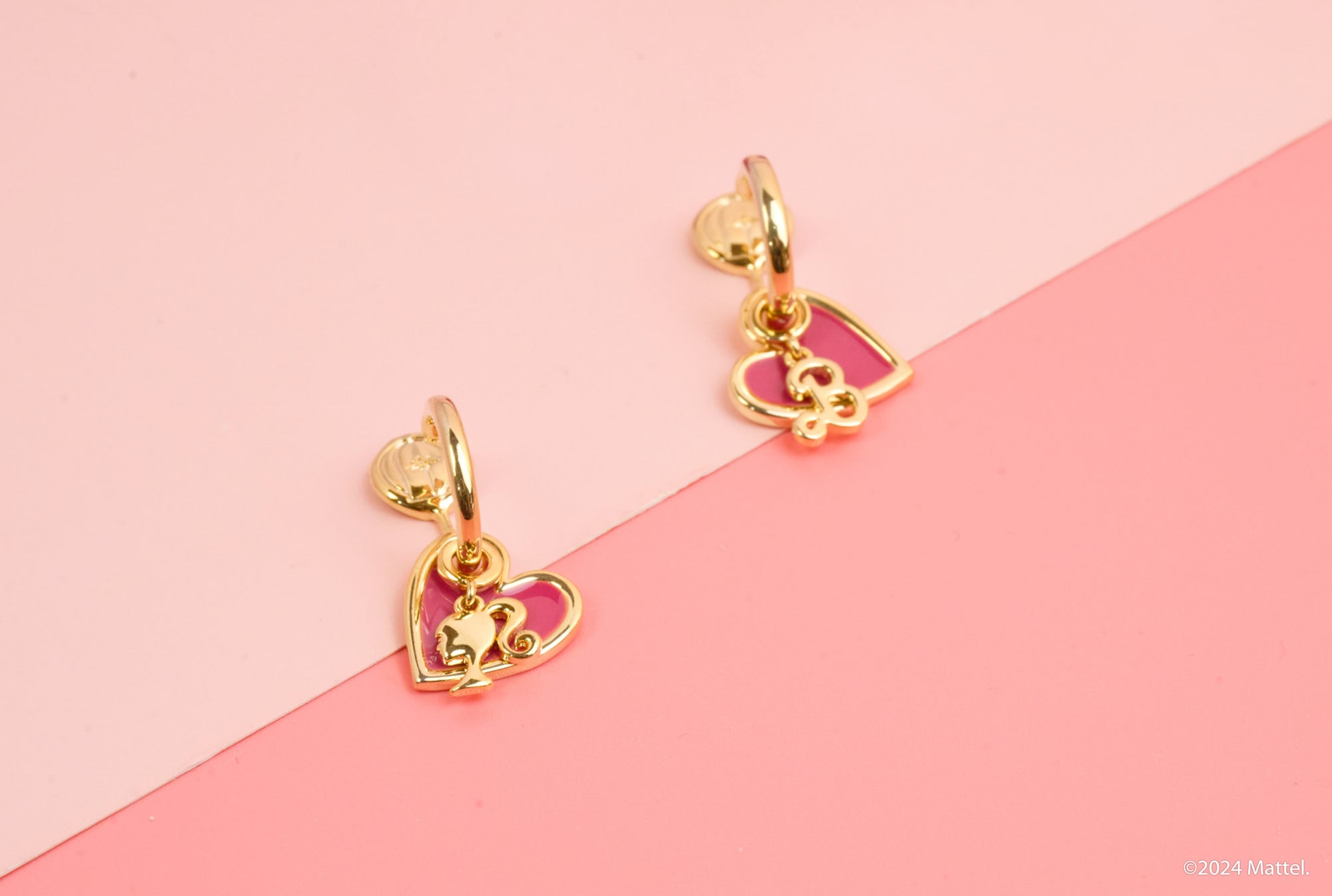 Barbie Play With Heart Clip-on Earrings