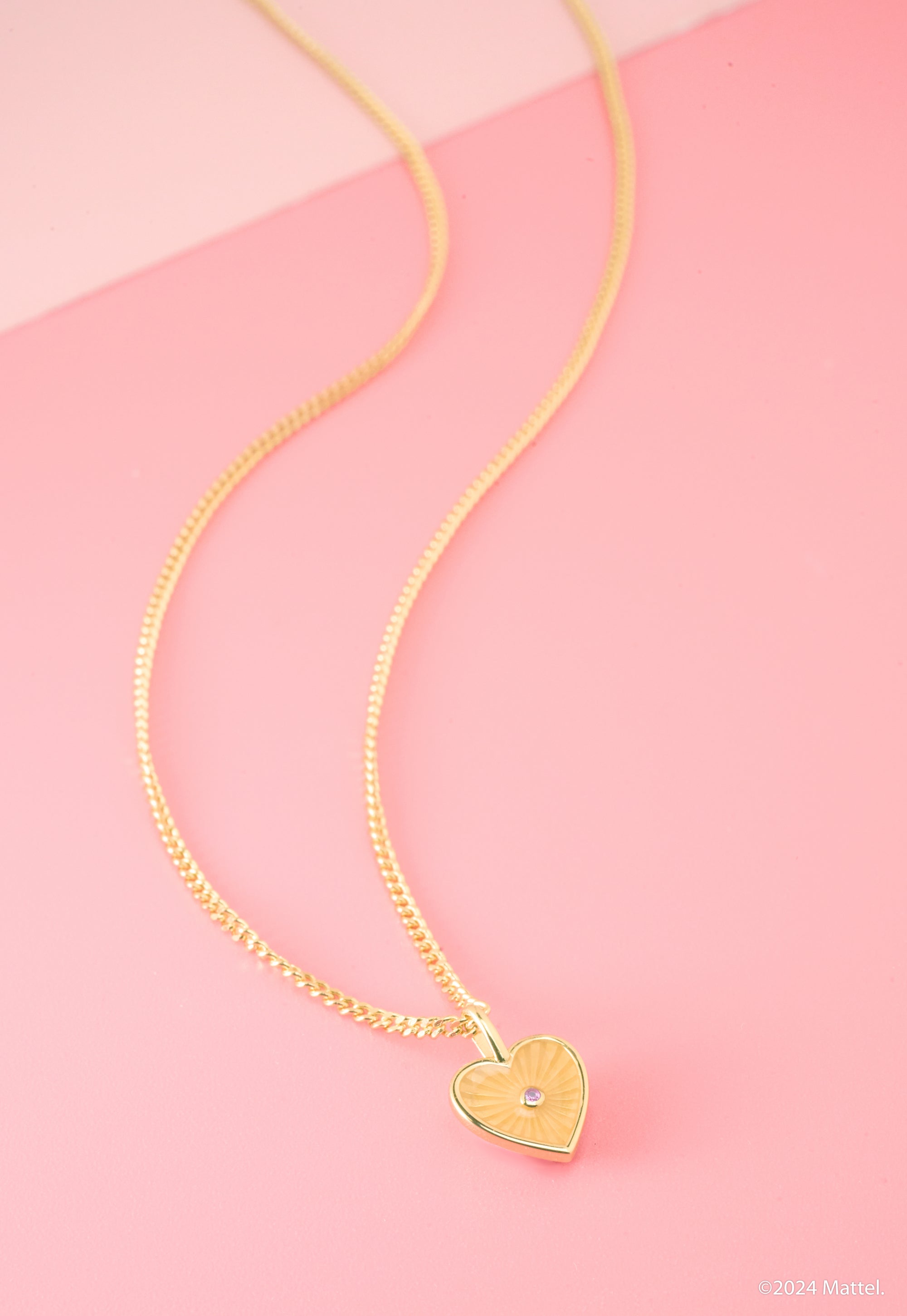 Barbie Pink Heart Necklace