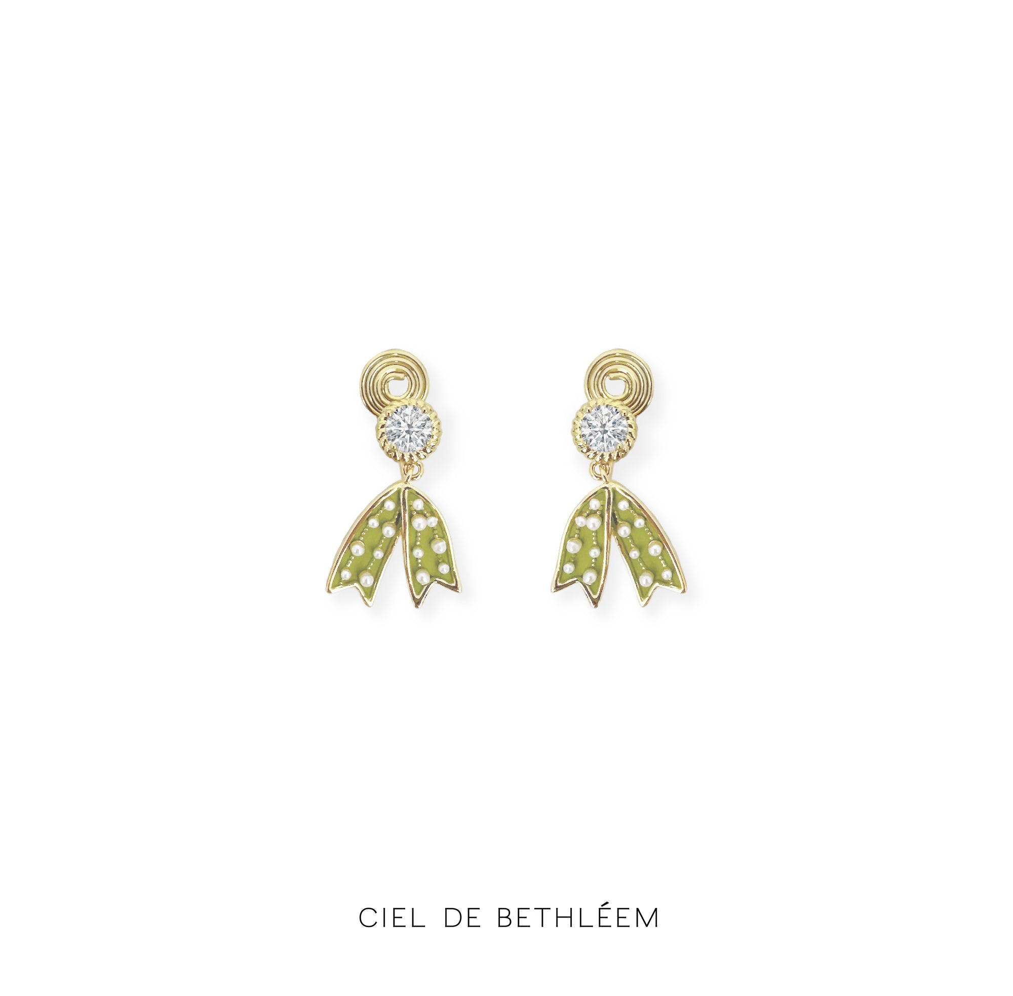 Victory Ribbon Earrings