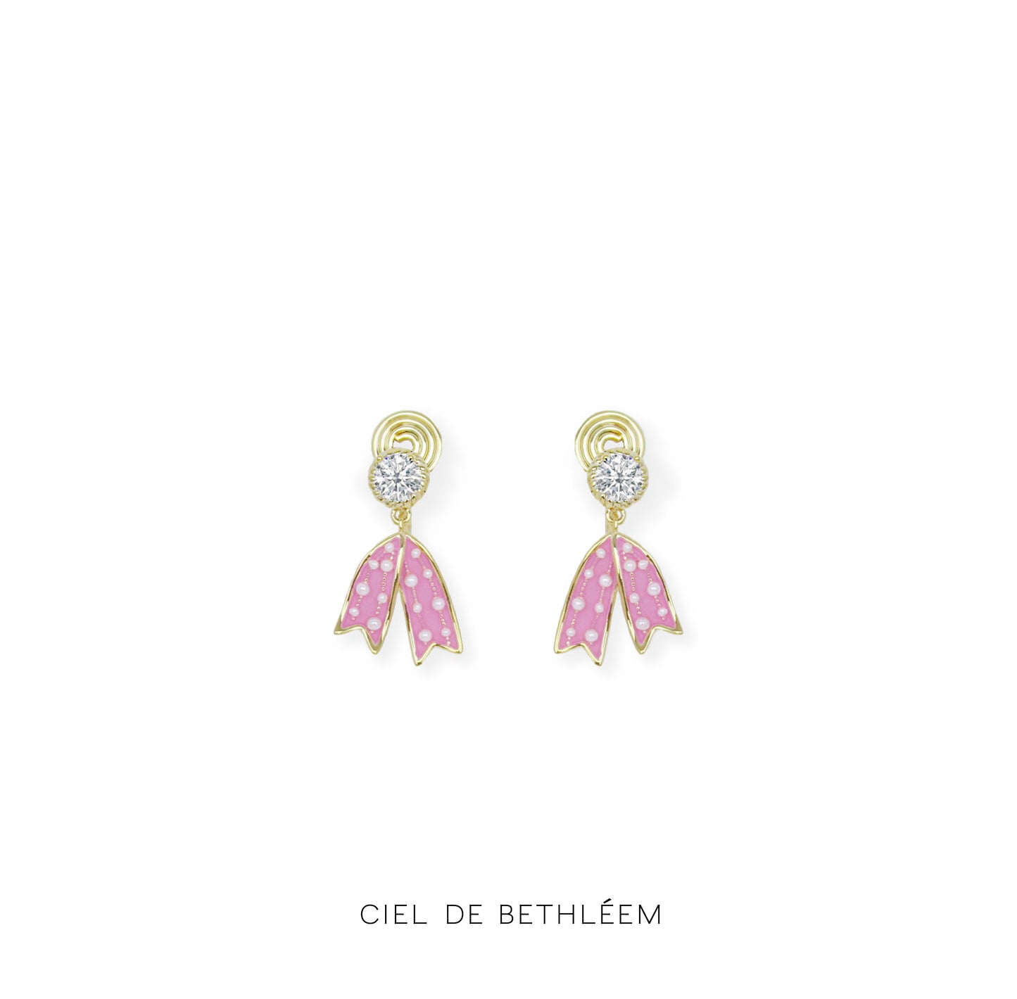 Victory Ribbon Earrings