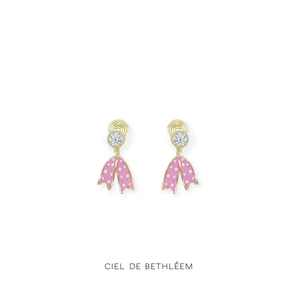 Victory Ribbon Earrings