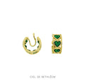 Heart Pave Earrings