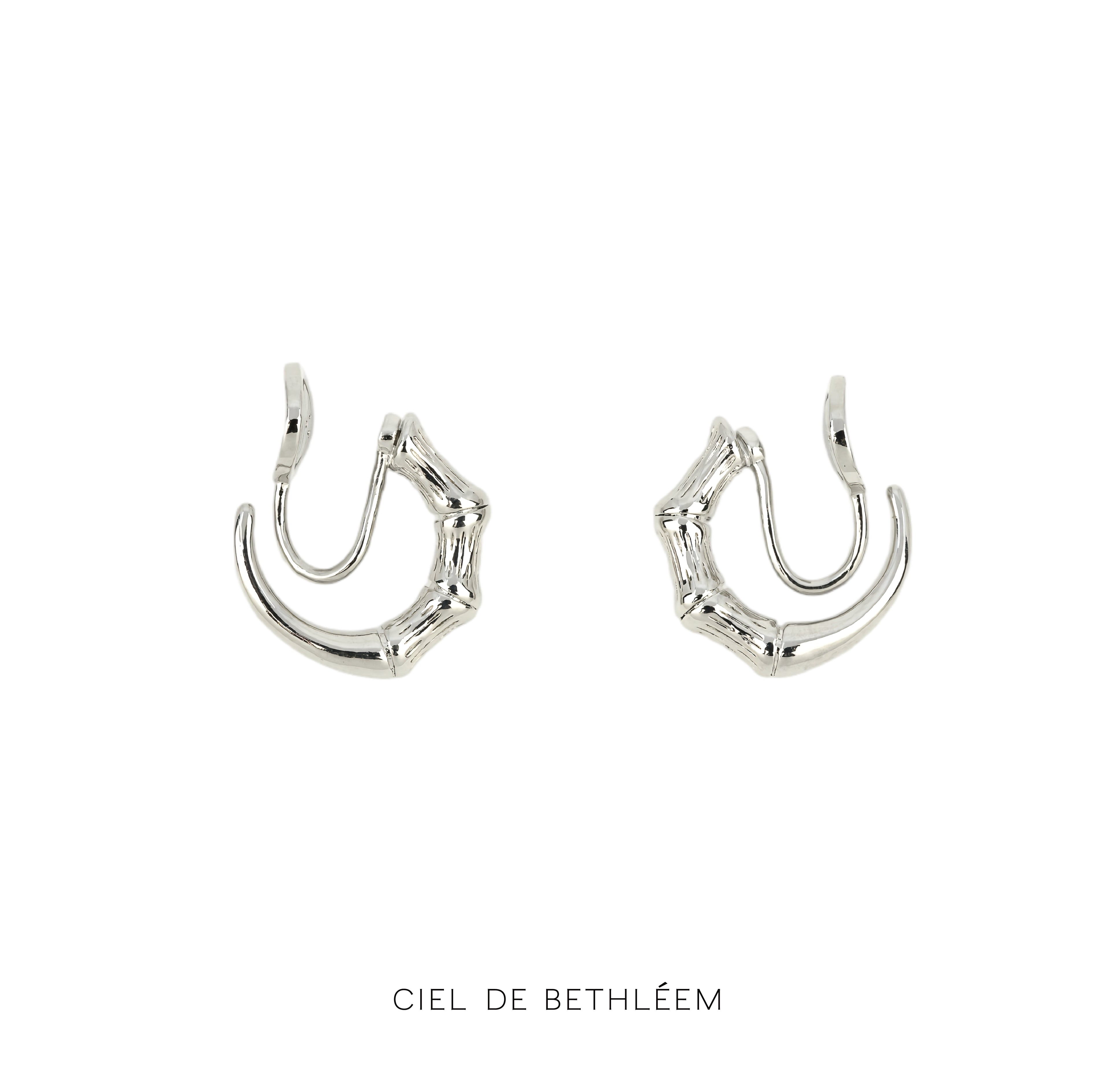 Mini Bamboo Hoop Earrings