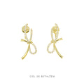 Ribbon Bow Earrings
