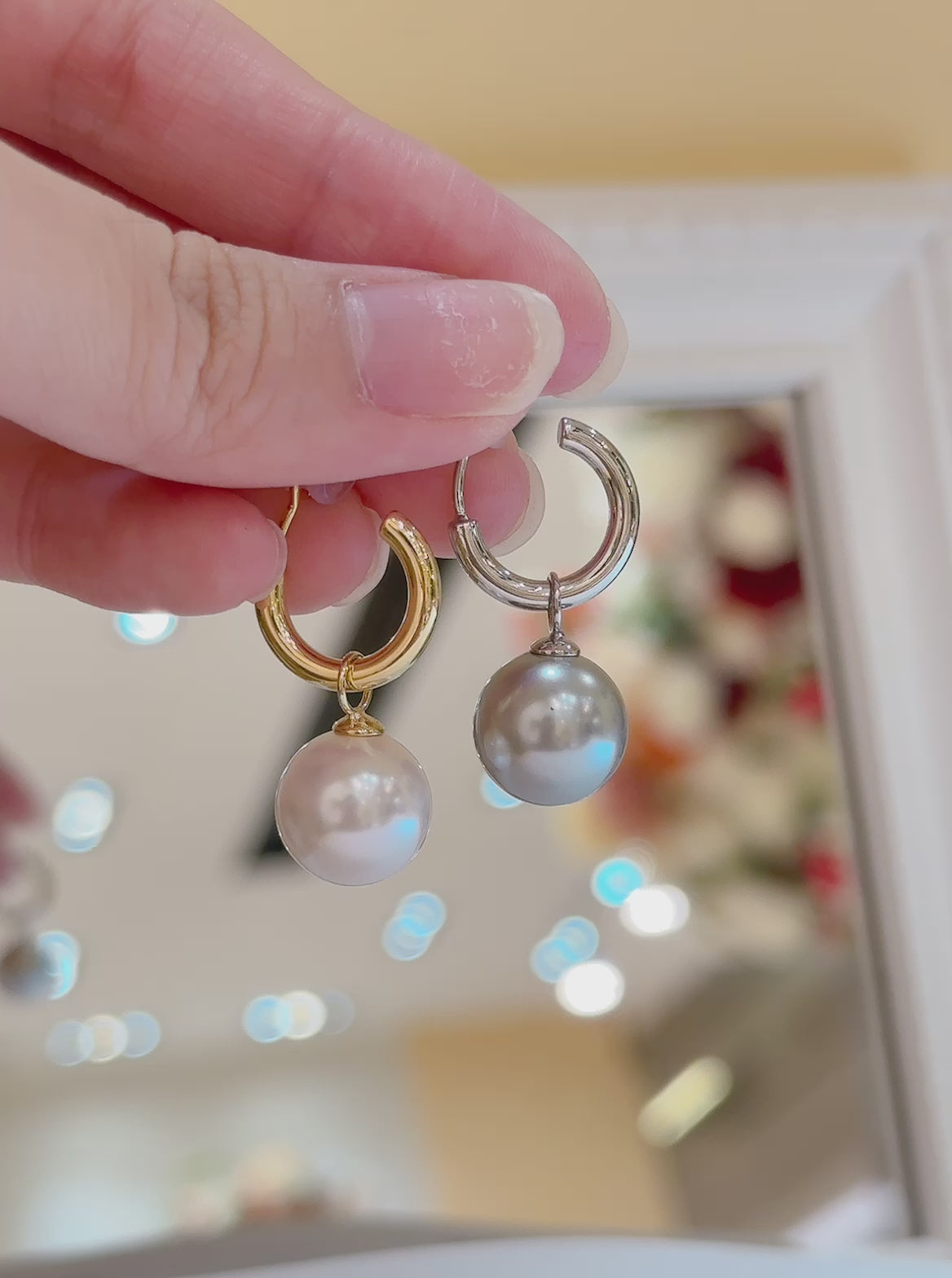 Elsa Pearl Clip-on Earrings
