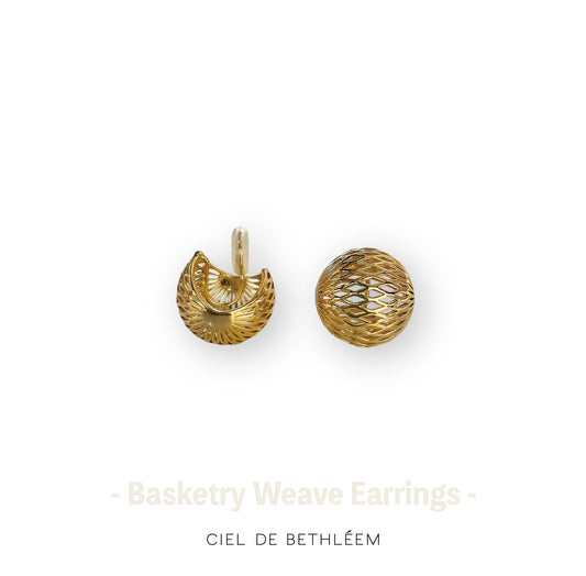 Basketry Weave Earrings