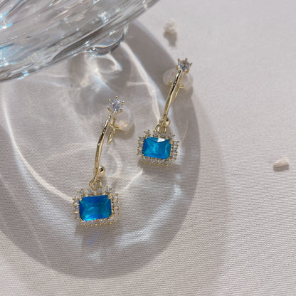 Royal Blue Drop Earrings