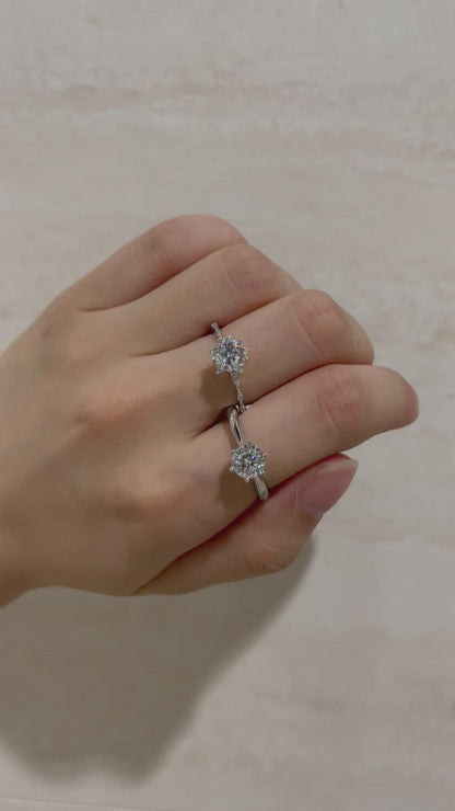 Chayil - Diamond Solitaire Ring