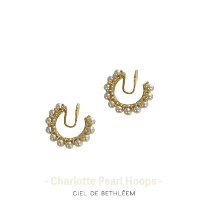 Charlotte Pearl Hoops