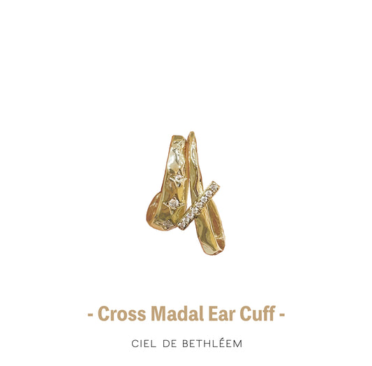 Cross Madal Ear Cuff