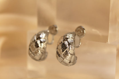 Weave Pattern Earrings