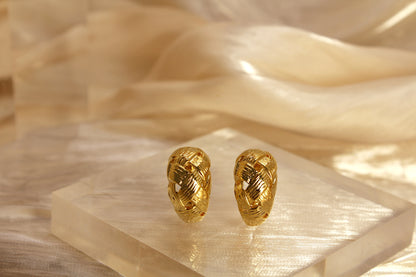 Weave Pattern Earrings