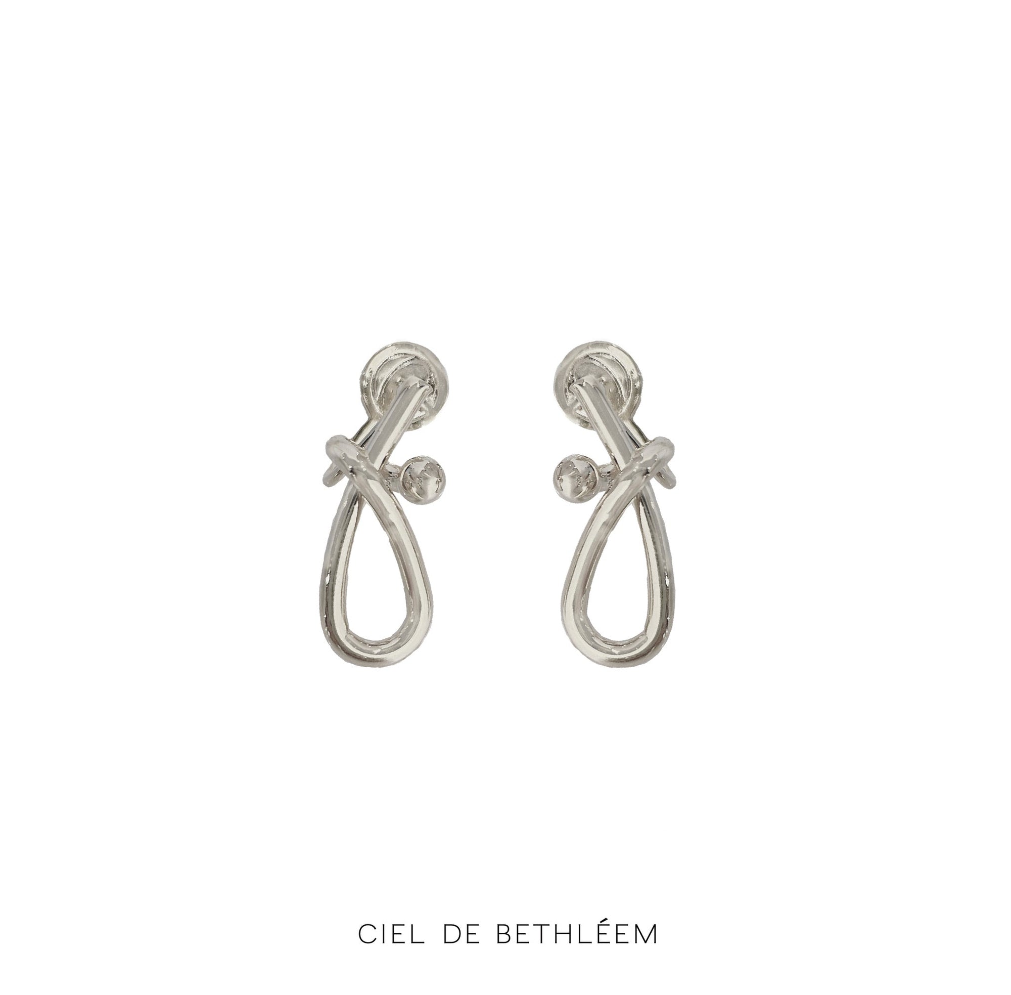 Droplet Knot Earrings