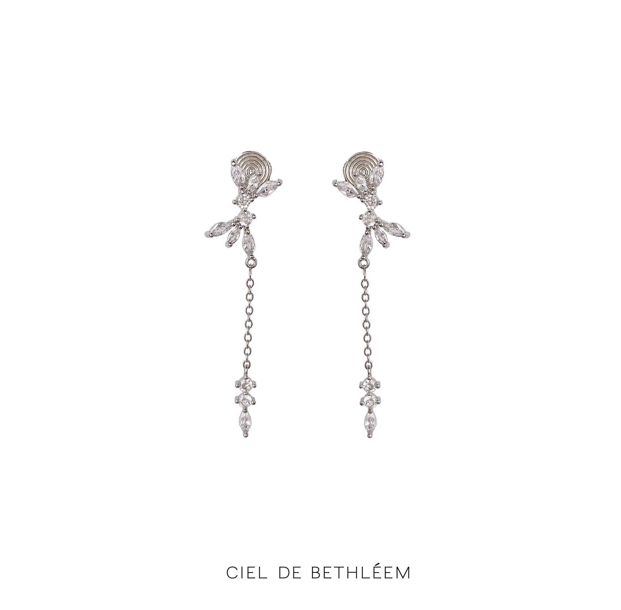 Silver Candy Drop Earrings