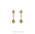 White Jade Earrings