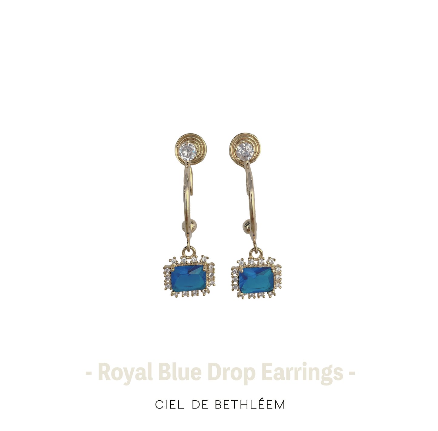 Royal Blue Drop Earrings